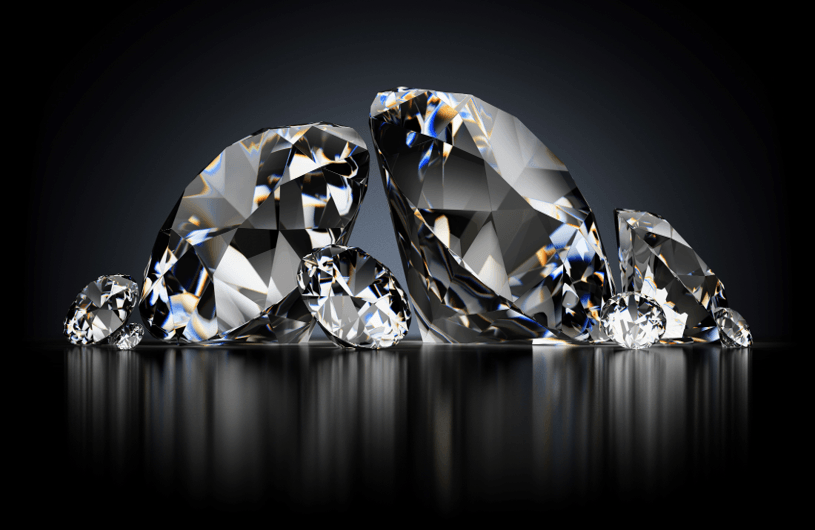 Diamonds background